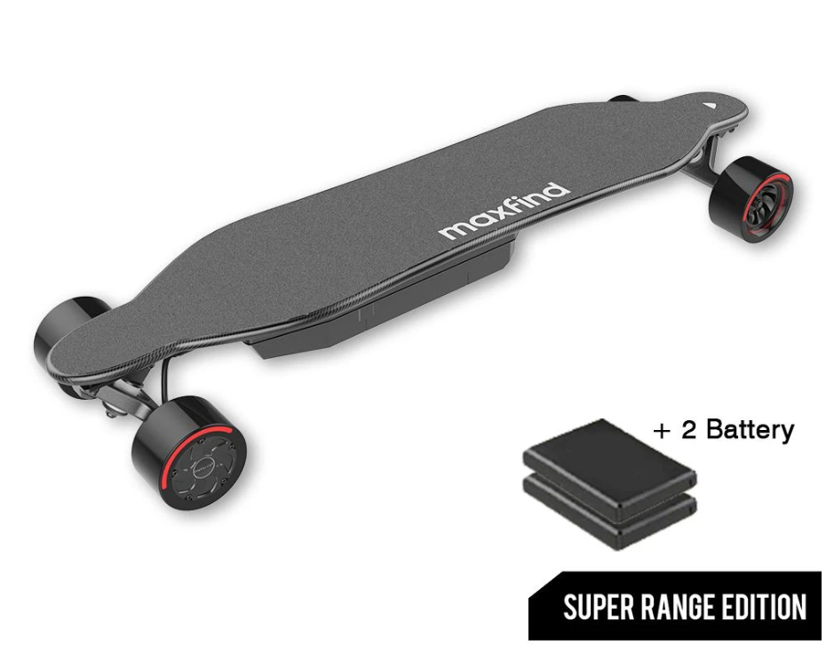 Maxfind Max 4 PRO Series Electric Skateboard With Remote Control - ALL TECH ADDICT